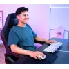 Trust GXT 833W Thado tastiera gaming USB QWERTZ tedesco bianco