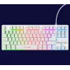 Trust GXT 833W Thado tastiera gaming USB QWERTZ tedesco bianco