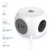 ACT AC2420 prolunga elettrica 1,5 m 3 prese AC per interni bianco