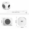 ACT AC2420 prolunga elettrica 1,5 m 3 prese AC per interni bianco
