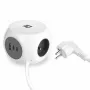 ACT AC2425 prolunga elettrica 1,5 m 3 prese AC per interni bianco