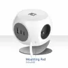 ACT AC2425 prolunga elettrica 1,5 m 3 prese AC per interni bianco