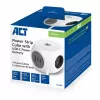 ACT AC2425 prolunga elettrica 1,5 m 3 prese AC per interni bianco