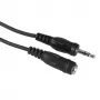 Cavo audio Hama 00205105 5 m jack 3,5 mm maschio su femmina nero