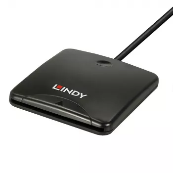 Lindy lettore di smart card USB 2.0, USB, nero, 1,2 m, 480 MB/s, 2 anno/i, CE, Federal Communications Commission (FCC), REACH, RoHS