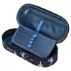 Herlitz Space Skater Astuccio morbido in poliestere blu scuro bianco