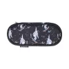 Herlitz Space Skater Astuccio morbido in poliestere blu scuro bianco