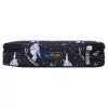Herlitz Space Skater Astuccio morbido in poliestere blu scuro bianco