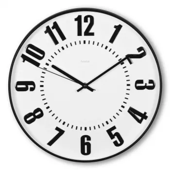 Hama Formentera Orologio al quarzo rotondo nero, bianco
