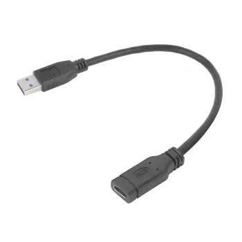 Adattatore USB ACT AC7460 connettore maschio USB-A su connettore femmina USB-C a 24 poli, 20 cm, 5 Gbit/s