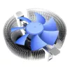 Kit di raffreddamento PCCOOLER E90 dissipatore CPU top-blow 8 cm 1000-2000 giri/min cuscinetto idraulico blu