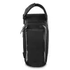Hama 00121353 borsa da telaio per bicicletta per il tubo orizzontale, con scomparto trasparente per il telefono, nera