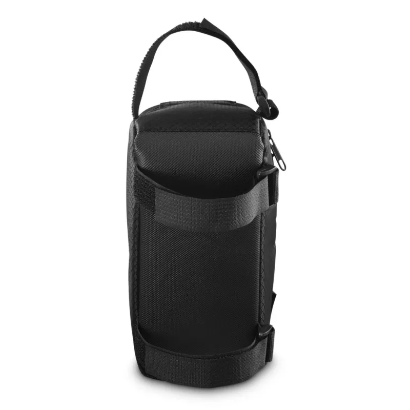 Hama 00121353 borsa da telaio per bicicletta per il tubo orizzontale, con scomparto trasparente per il telefono, nera