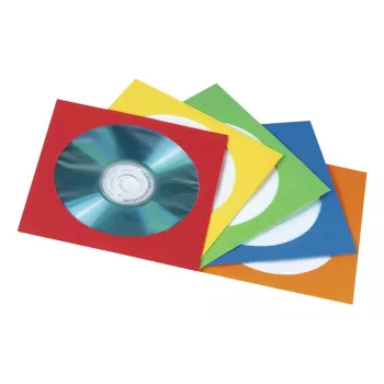 Hama 00078362 Custodia per supporti di memoria busta di carta blu, verde, arancione, rosso, giallo