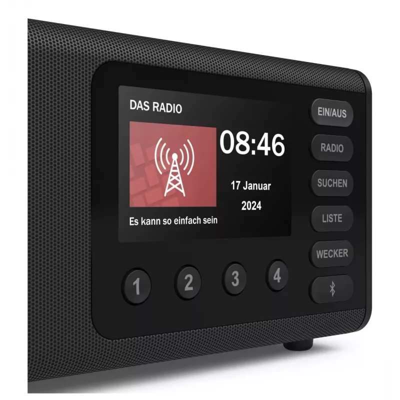 Radio personale Hama DR1001 digitale DAB DAB+ FM 5W display TFT