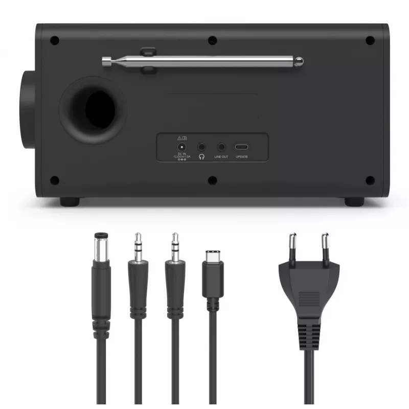 Radio personale Hama DR1001 digitale DAB DAB+ FM 5W display TFT