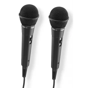 Hama Karaoke nero microfono karaoke