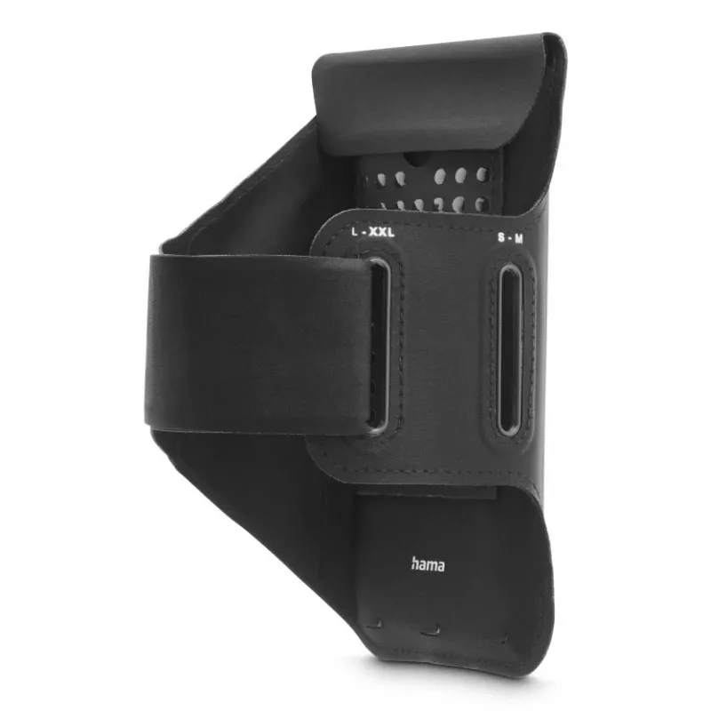 Hama 00019861 custodia da braccio sportiva per smartphone per jogging, 6,5-6,9 pollici, idrorepellente, nera