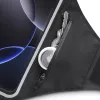 Hama 00019861 custodia da braccio sportiva per smartphone per jogging, 6,5-6,9 pollici, idrorepellente, nera