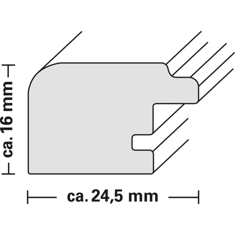 Hama Lima Cornice singola bianca