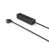 Hama 00223013 Prolunga elettrica 1,4 m 3 uscite AC per interni nero