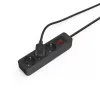 Hama 00223013 Prolunga elettrica 1,4 m 3 uscite AC per interni nero