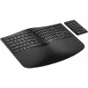 HP 960 Ergonomic Wireless Tastiera Full-size 100% RF Wireless + Bluetooth membrana nero per uso domestico
