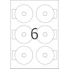 Etichette adesive HERMA CD Mini A4 Ø 78 mm