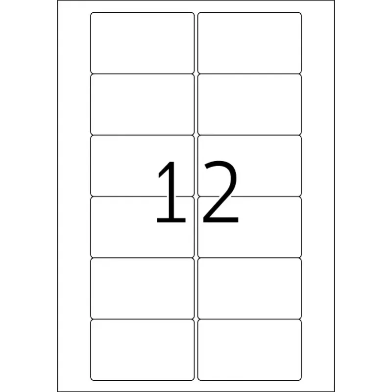 Etichetta adesiva per stampante HERMA Videoetiketten A4 78,7x46,6 mm