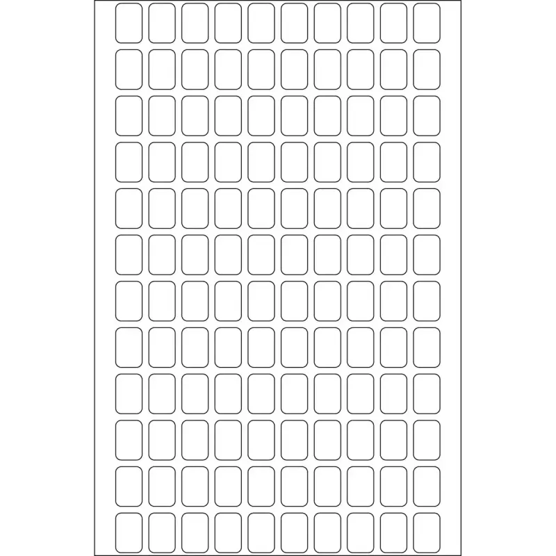 Etichette multiuso HERMA 8x12 mm bianco carta opaca scrittura a mano 3840 pezzi