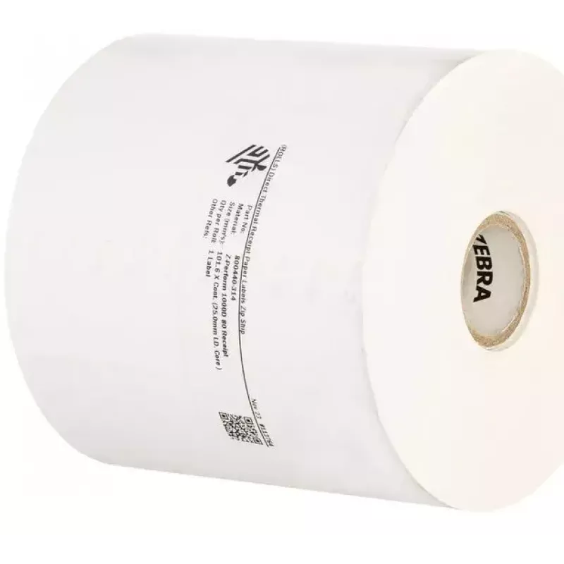 Zebra Z-Perform 1000D 80 rotolo di carta per ricevute, 80 micron, anima da 5,1 cm, per MZ 220
