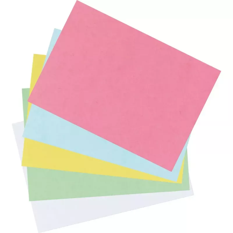 Scheda Herlitz 10837136 giallo A5 100 pz.