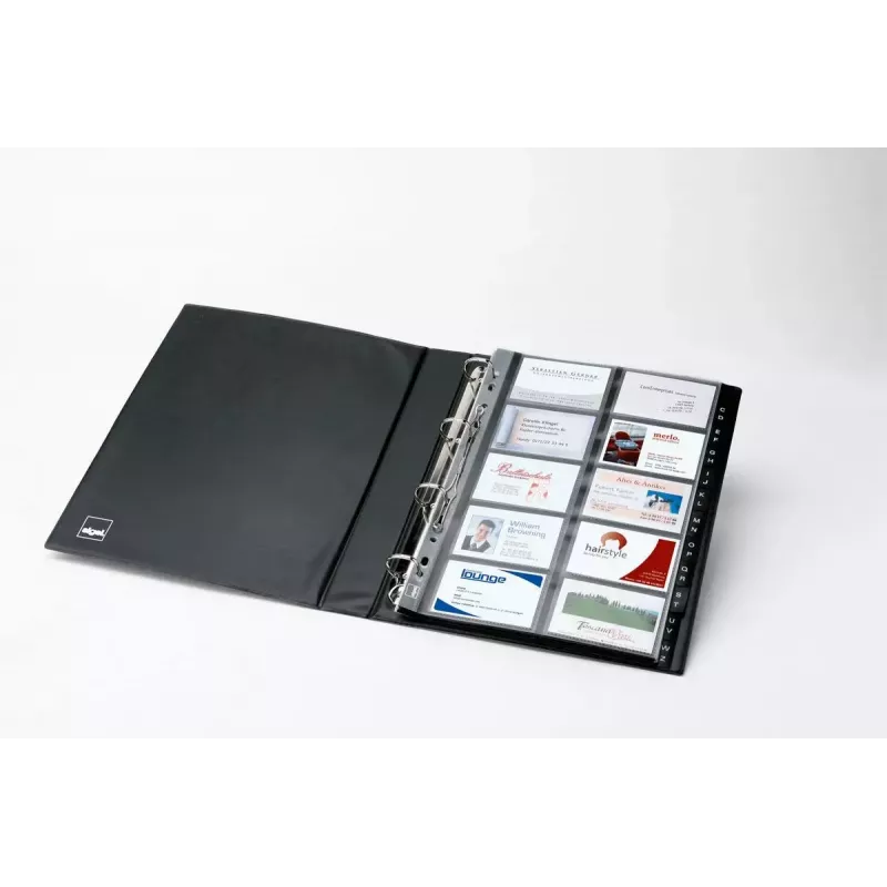 Porta biglietti da visita Sigel VZ301 plastica nero