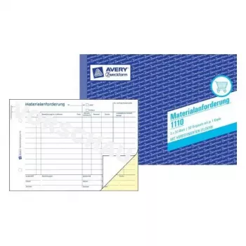 Registro amministrativo Avery 1110 blu bianco