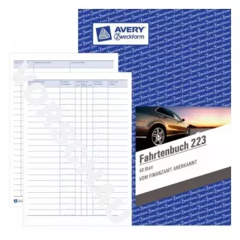Registro amministrativo Avery 223 blu bianco