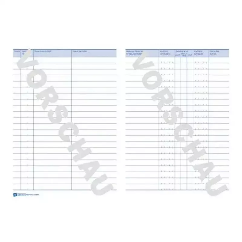 Registro amministrativo Avery 223 blu bianco