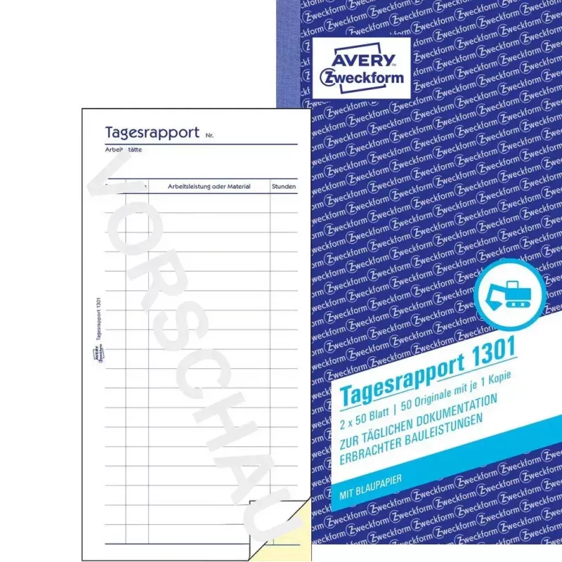 Modulo/libro contabile AVERY 1301 50 pagine