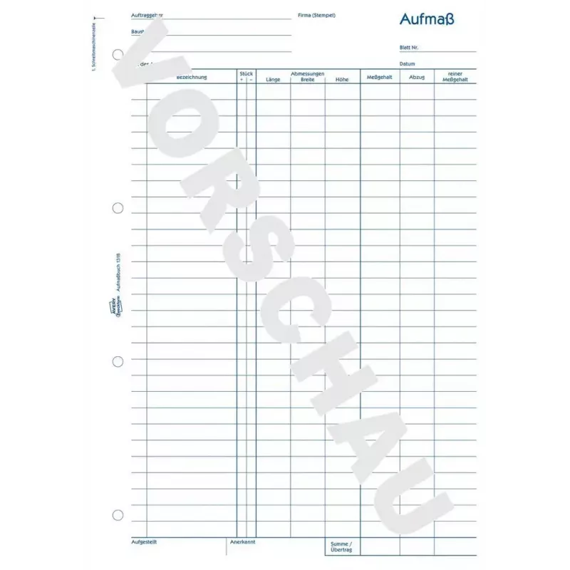 Modulo/libro contabile AVERY 1318