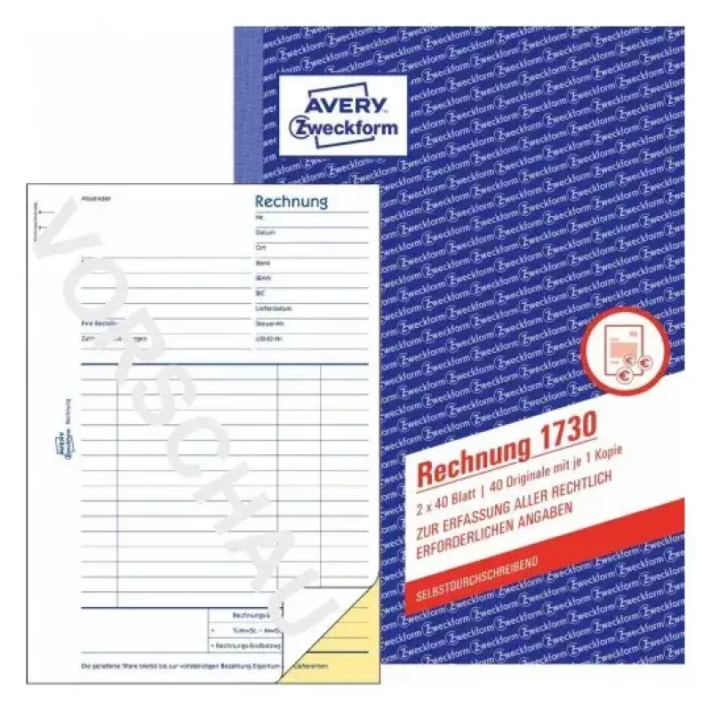 Modulo commerciale Avery 1730