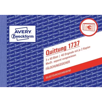 Libro moduli contabili A6 Avery 1737