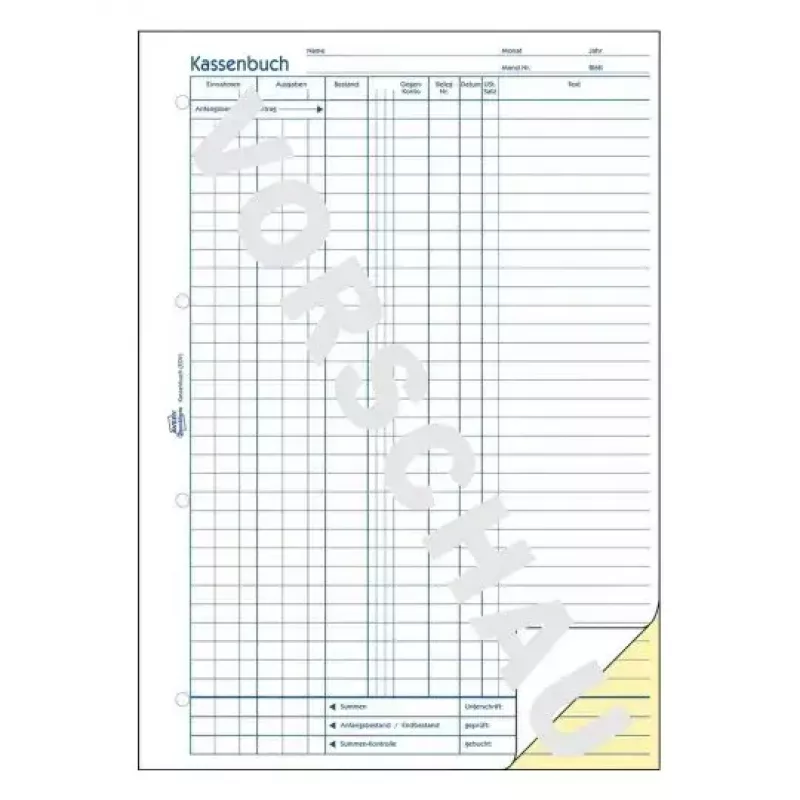 Modulo/registro contabile A4 Avery 1756