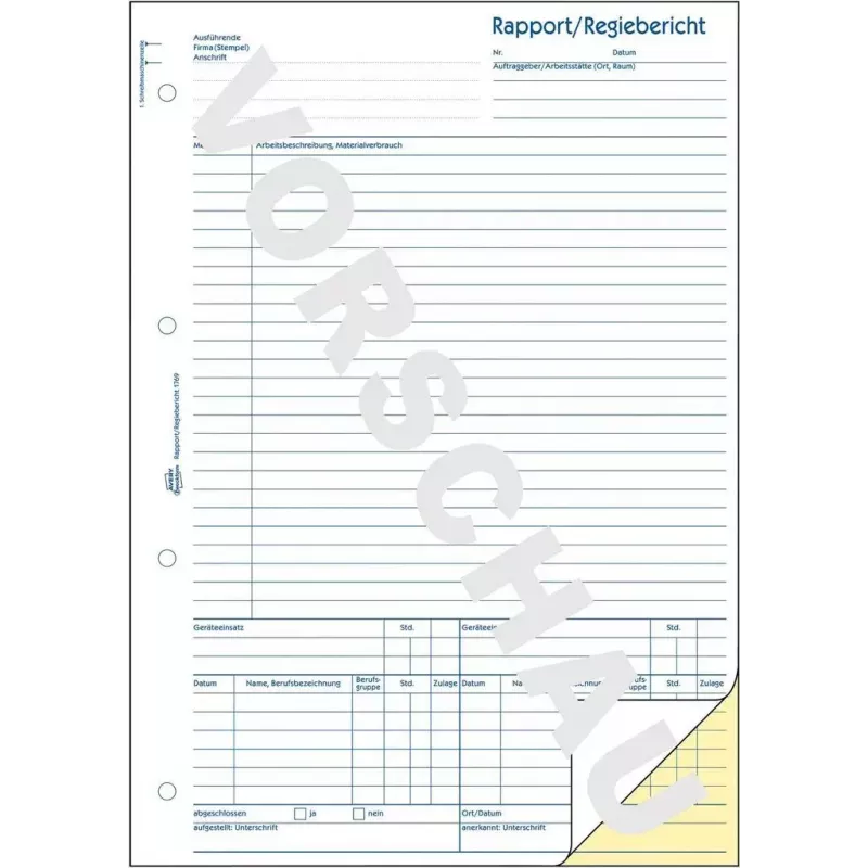 Modulo/registro fatture AVERY 1769 A4 40 pagine