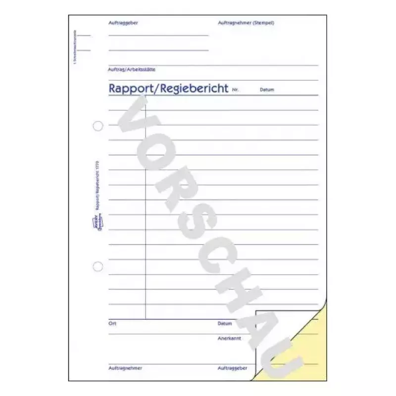 Registro amministrativo Avery 1770 blu bianco