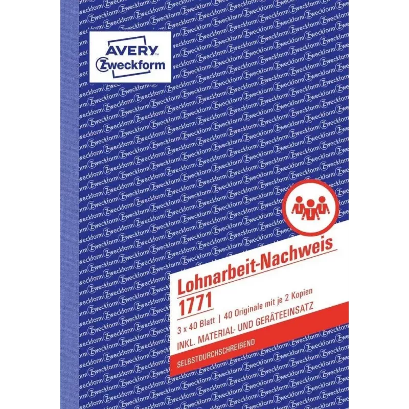 Modulo commerciale Avery 1771