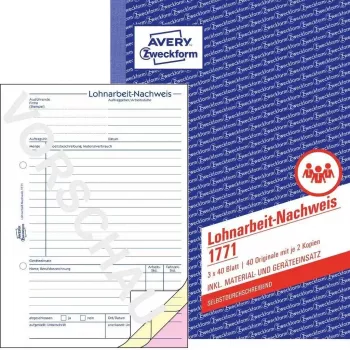 Modulo commerciale Avery 1771