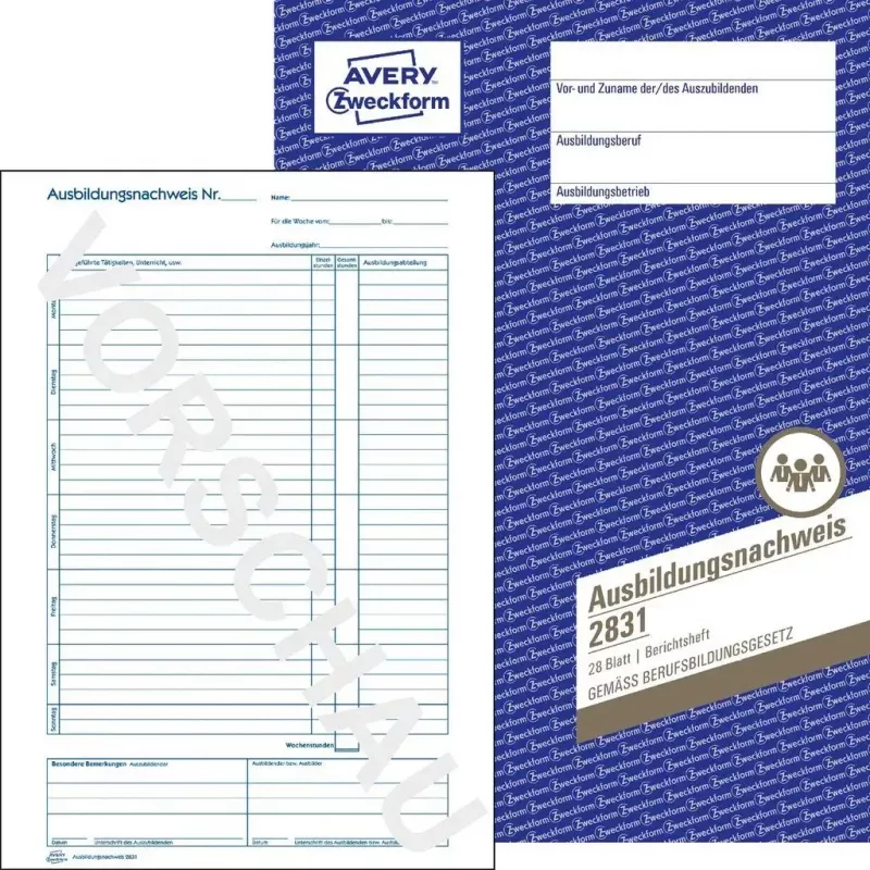 Agenda settimanale Avery 2831