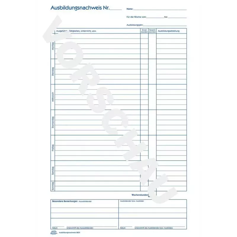 Agenda settimanale Avery 2831