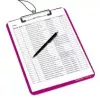 Cartella con clip in plastica Herlitz 11226404 rossa