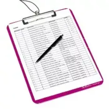 Cartella con clip in plastica Herlitz 11226404 rossa