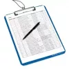 Cartella con clip Herlitz 11226396 in plastica polistirene blu